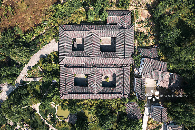 汉中宁强青木川古镇图片素材