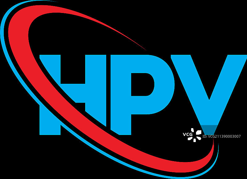 HPV字母标志设计图片素材