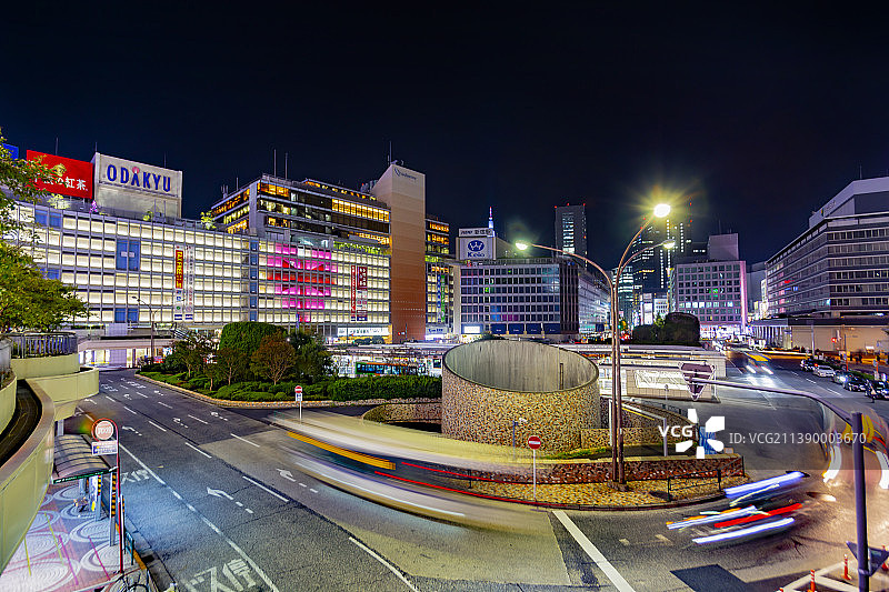 日本东京夜景图片素材