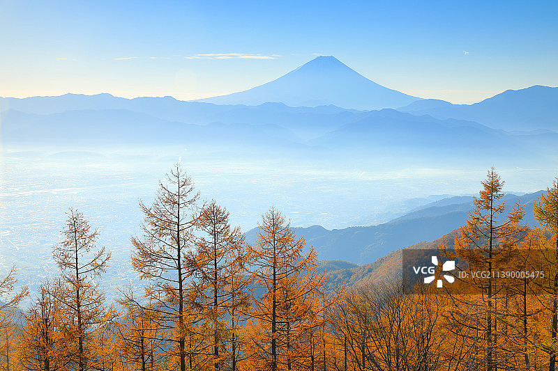 富士山，山梨县，日本图片素材