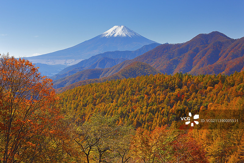 富士山，山梨县，日本图片素材