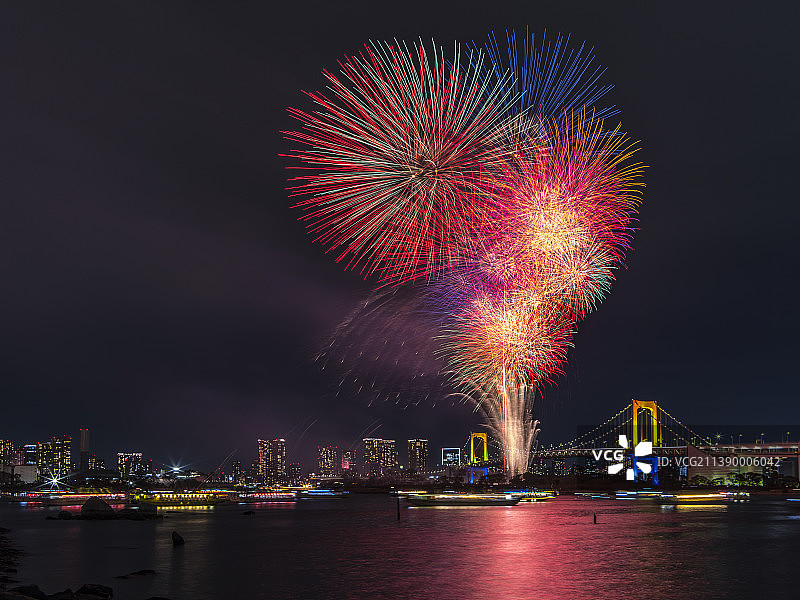 烟花，日本图片素材