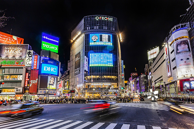 日本东京夜景图片素材