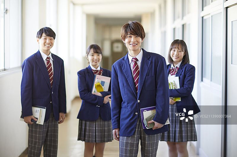 日本学生图片素材