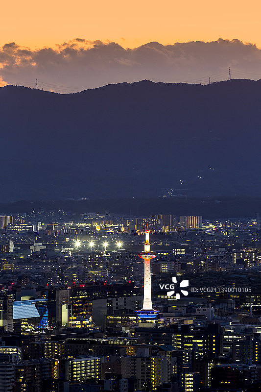 京都夜景图片素材