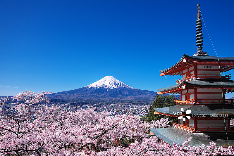 日本山梨县县图片素材