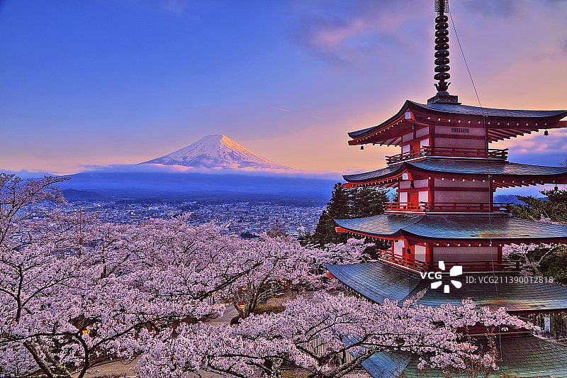 日本山梨县县图片素材