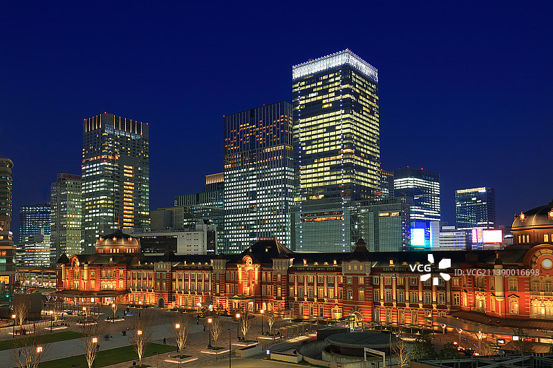 日本东京夜景图片素材