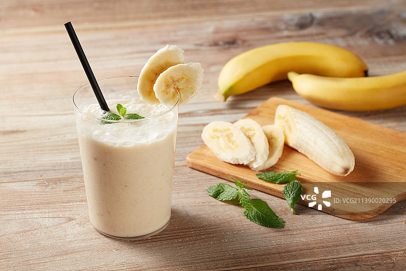 香蕉汁图片素材