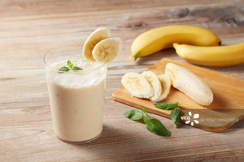 香蕉汁图片素材
