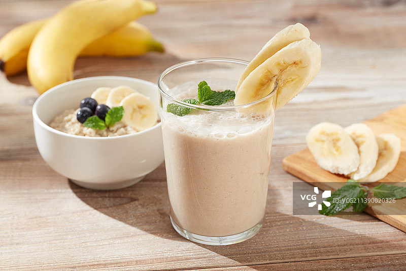 香蕉汁图片素材