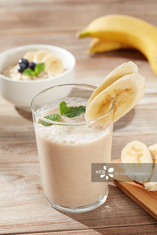 香蕉汁图片素材