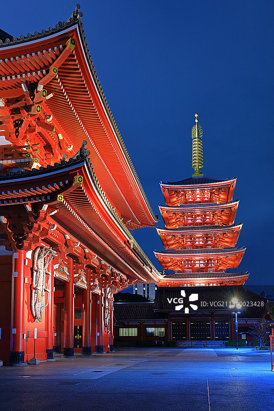 日本东京夜景图片素材