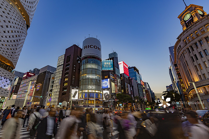 日本东京夜景图片素材