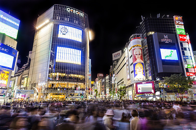 日本东京夜景图片素材
