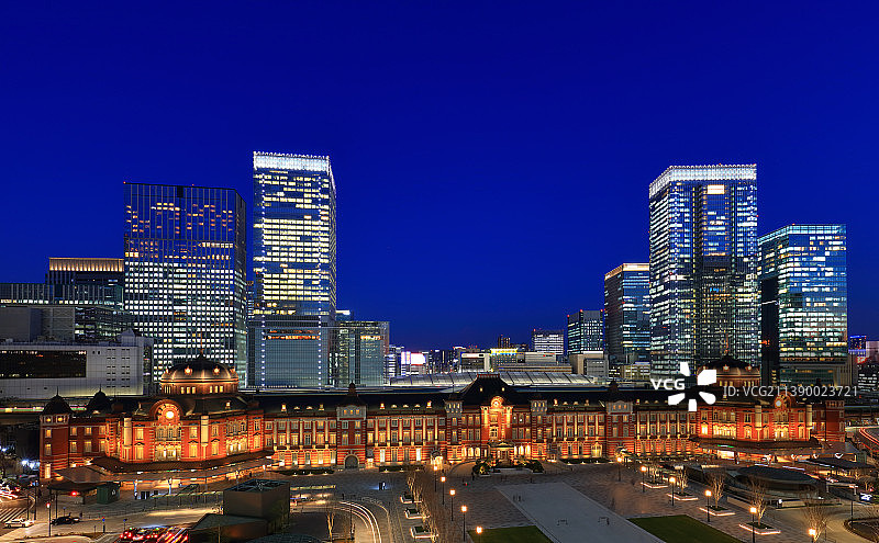 日本东京夜景图片素材