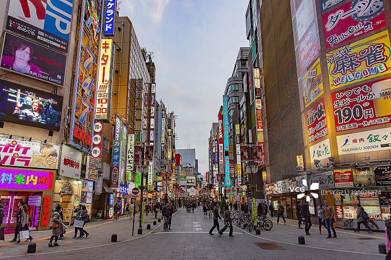 日本东京夜景图片素材