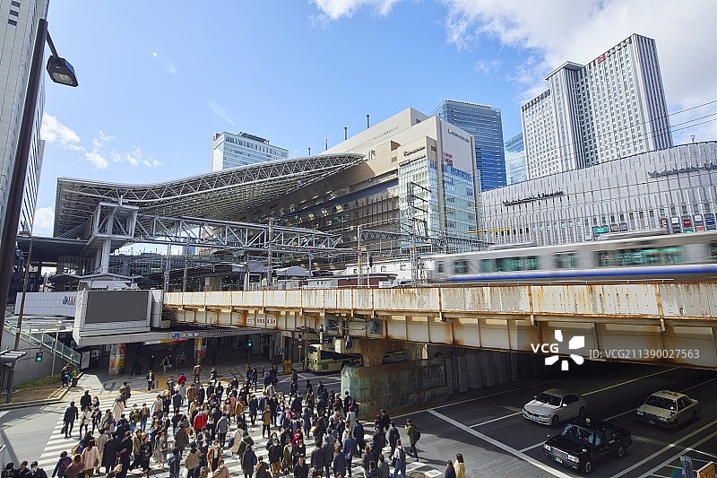大阪城市风光图片素材
