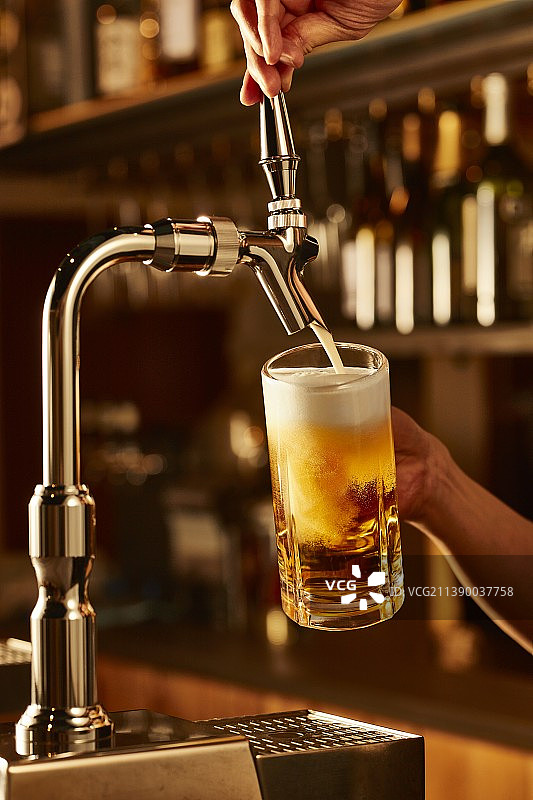 一杯啤酒图片素材