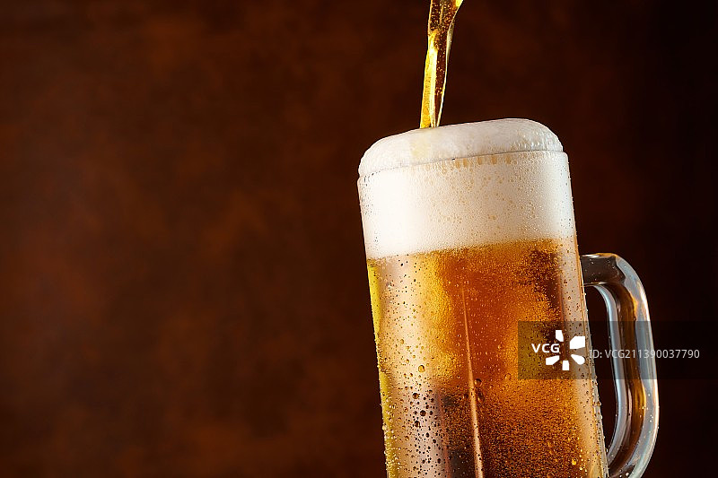 一杯啤酒图片素材