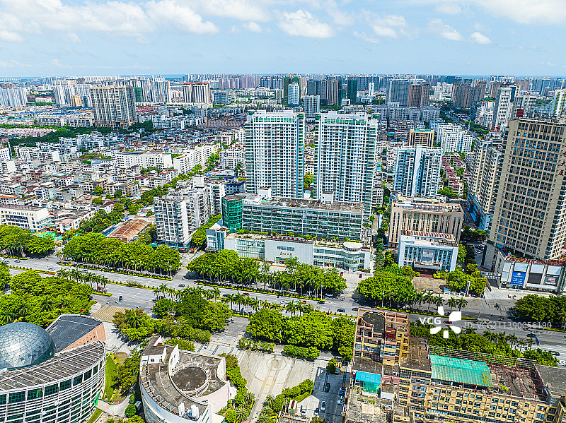 广西北海城市建筑海城区图片素材