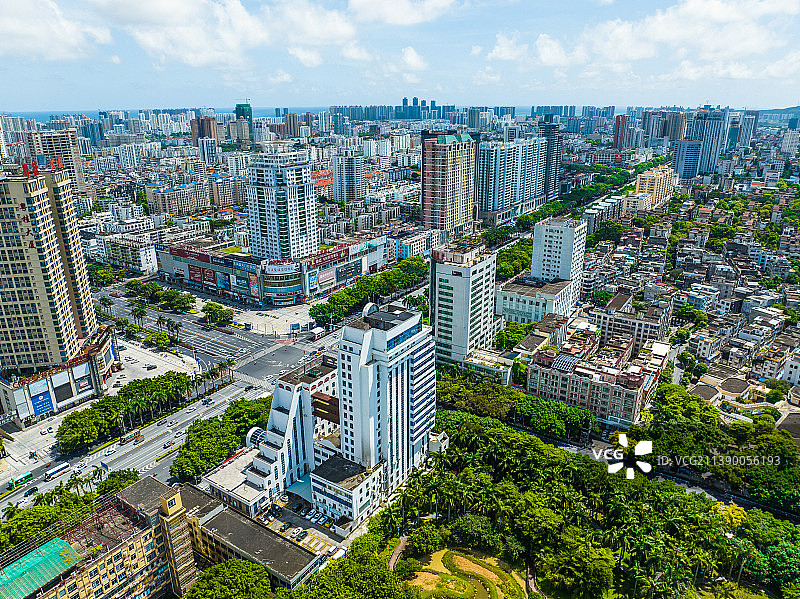 广西北海城市建筑海城区图片素材