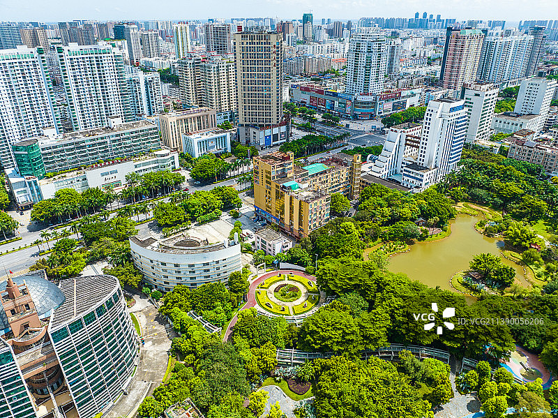 广西北海城市建筑海城区图片素材