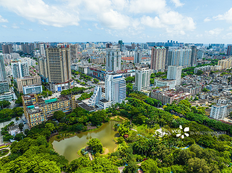 广西北海城市建筑海城区图片素材