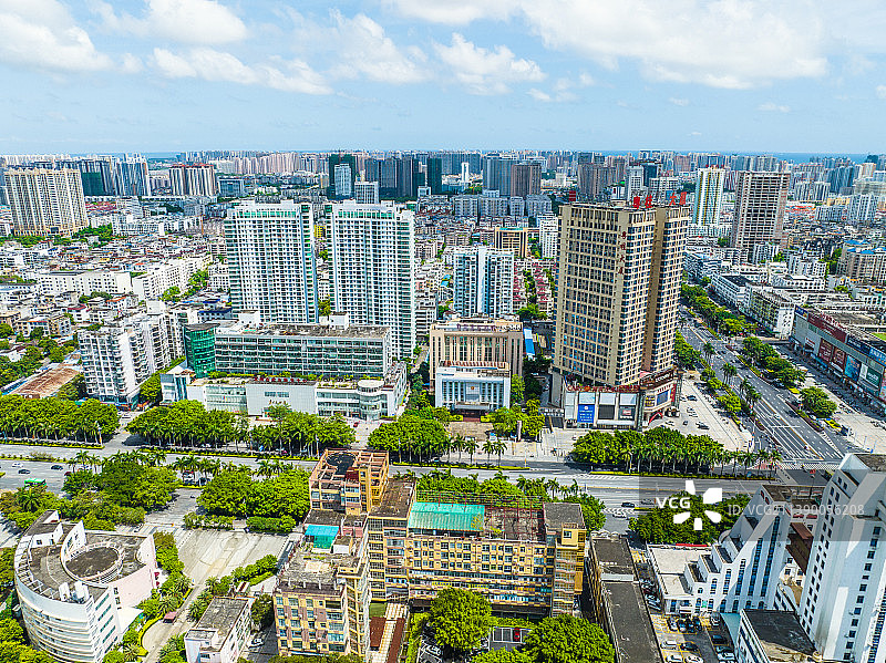 广西北海城市建筑海城区图片素材