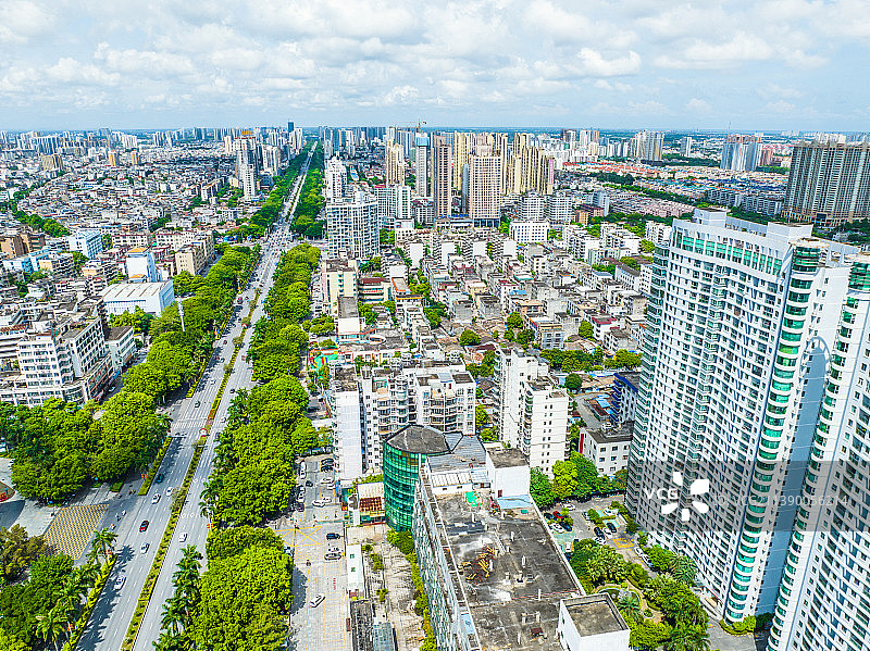 广西北海城市建筑海城区图片素材