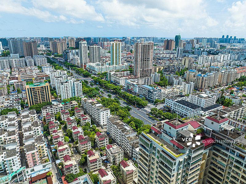 广西北海城市建筑海城区图片素材