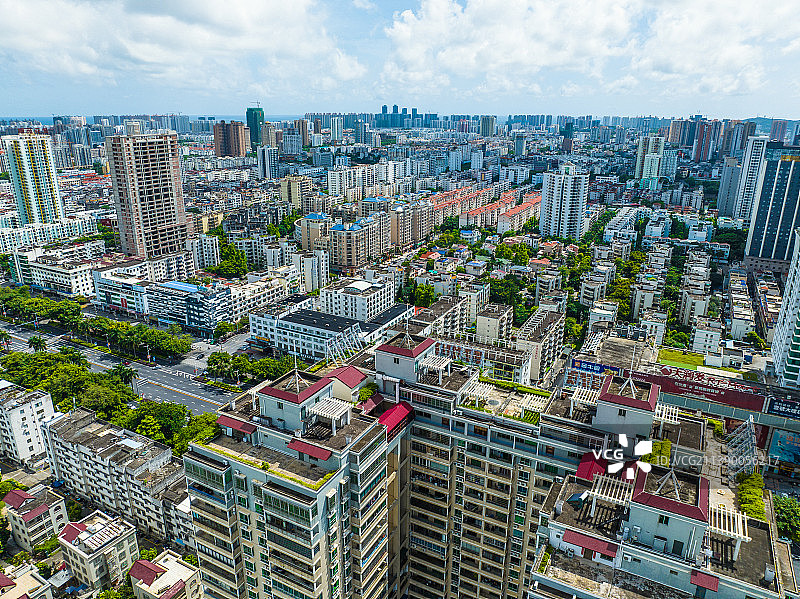 广西北海城市建筑海城区图片素材