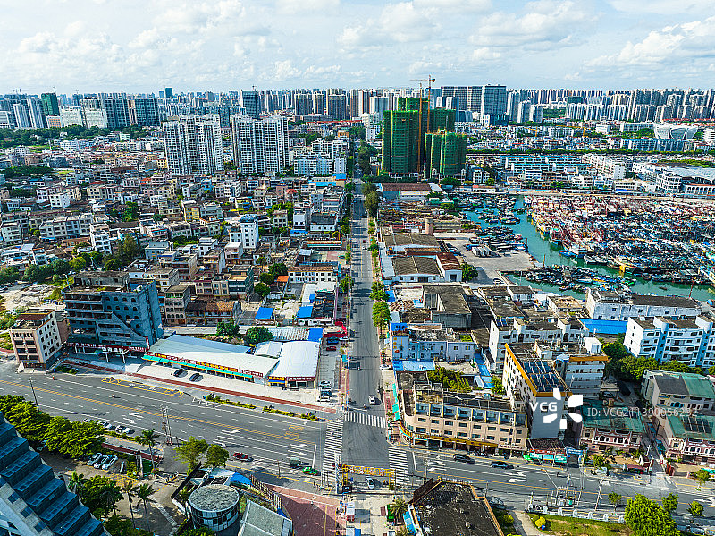 广西北海城市建筑海城区图片素材
