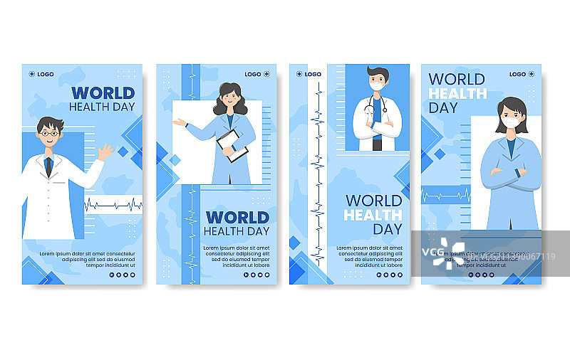 世界卫生日故事模板图片素材