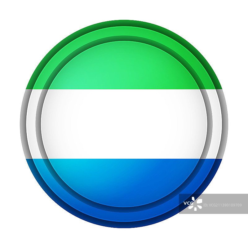 塞拉利昂国旗玻璃灯球图片素材