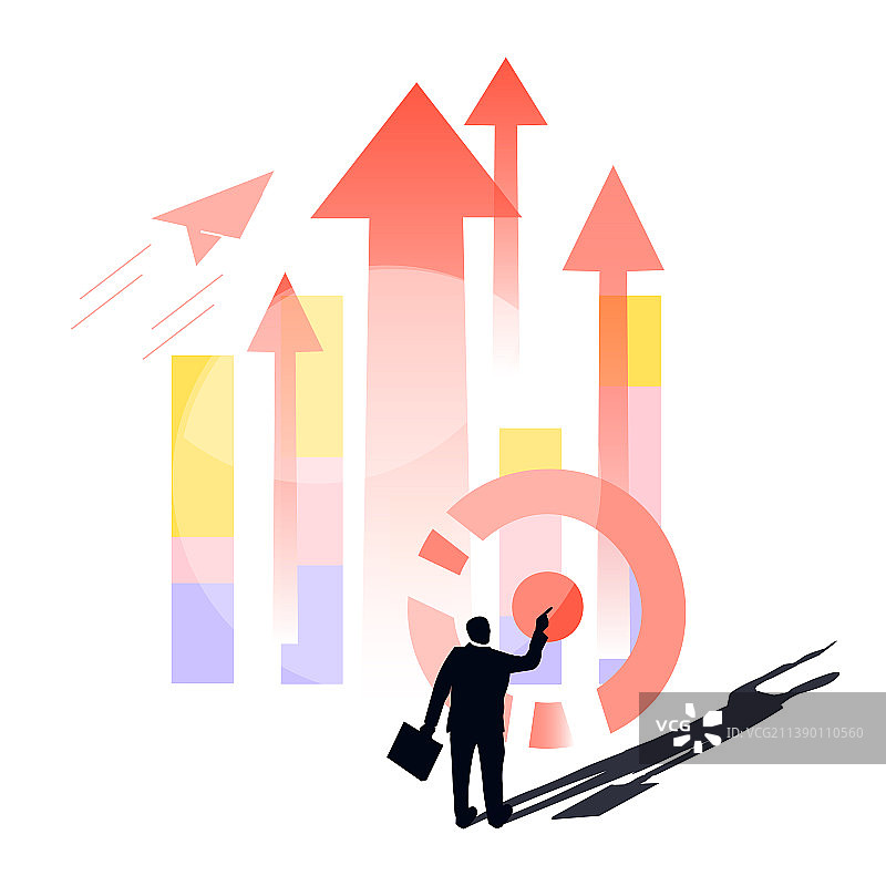 增加预算资金市场概念图片素材