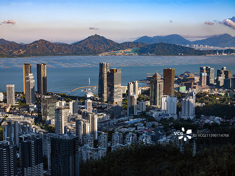 深圳蛇口全景图片素材