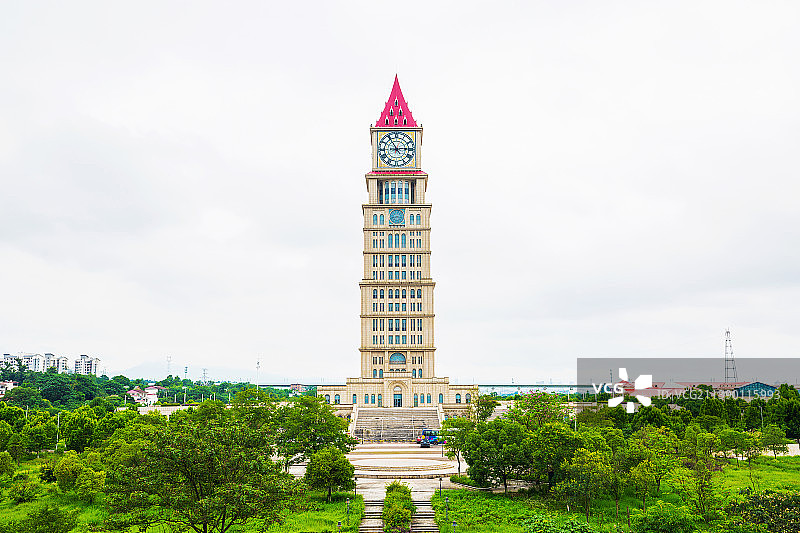赣州市和谐钟塔图片素材