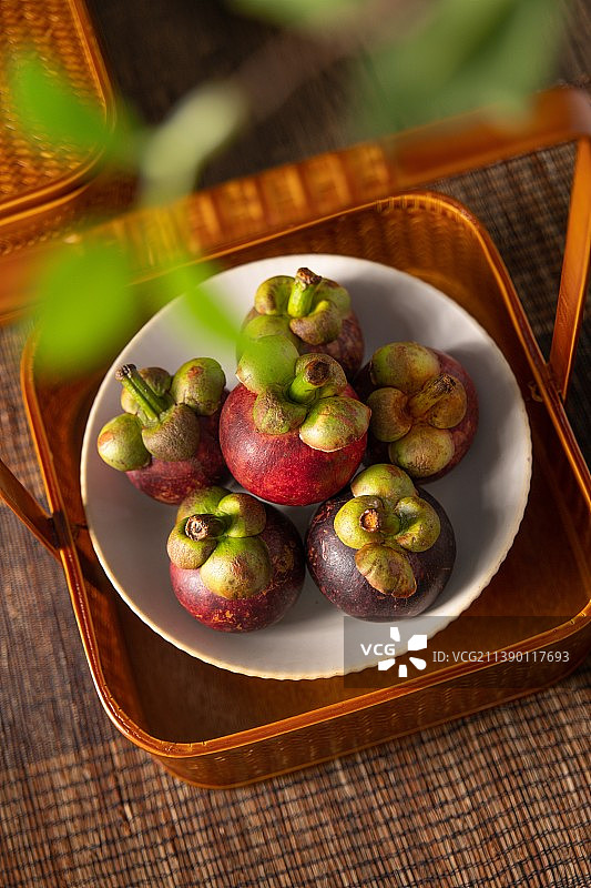 酸酸甜甜的山竹，是我的最爱图片素材