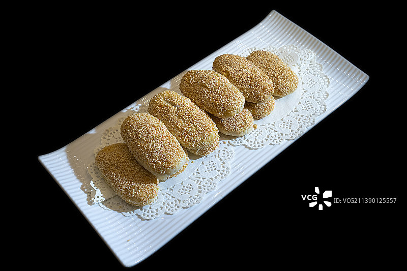 香酥小麻糕图片素材