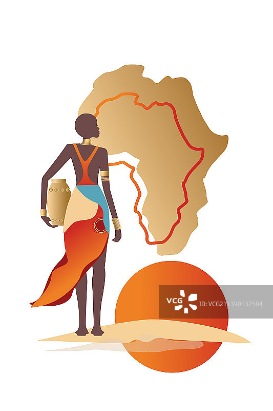 非洲大陆象征：金合欢树图片素材