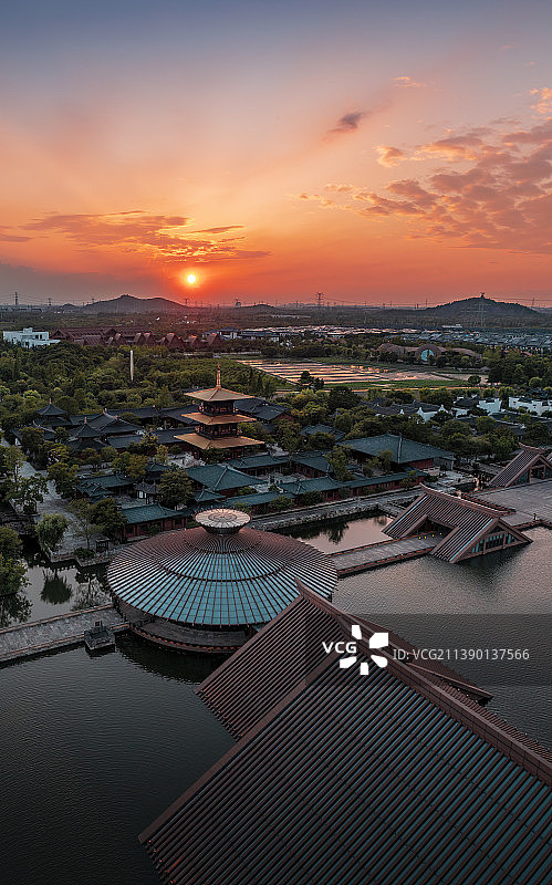 上海广富林风光图片素材