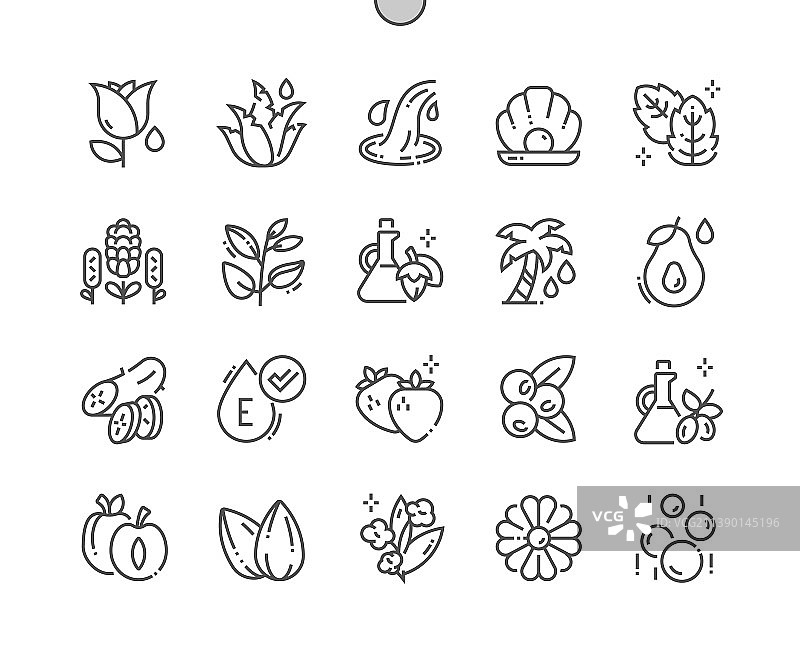 化妆品成分：黄瓜和玫瑰图片素材