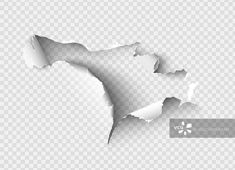 透明背景上撕裂的破纸图片素材