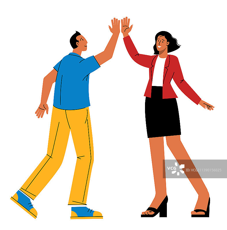 击掌概念图片素材