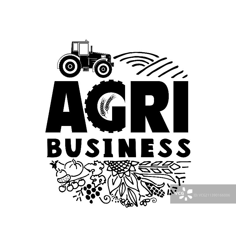 农业标识农业综合企业图片素材