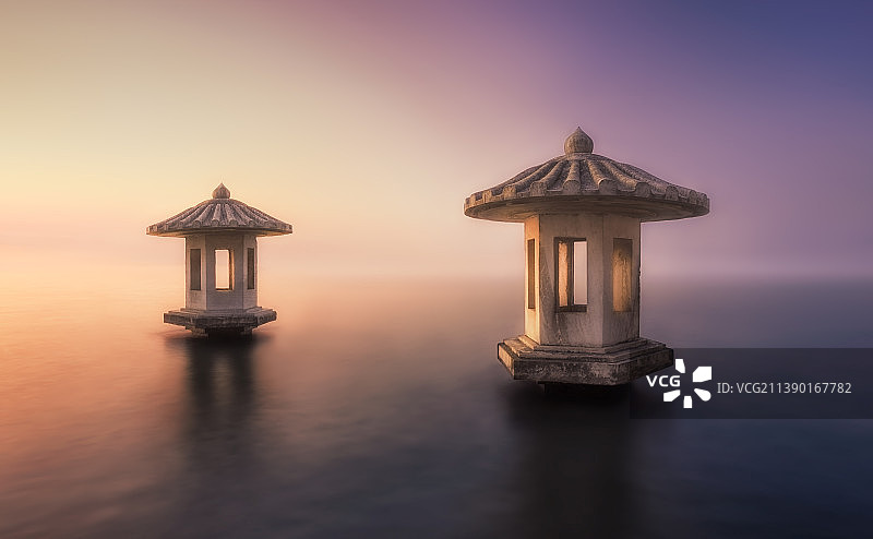 西湖翠光亭图片素材