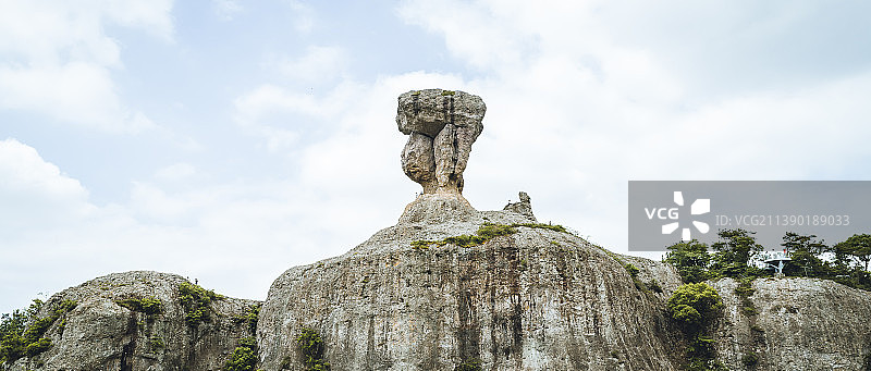 航拍温岭·五龙山公园·石夫人峰图片素材