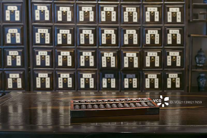 建筑，中医馆内部装修图片素材