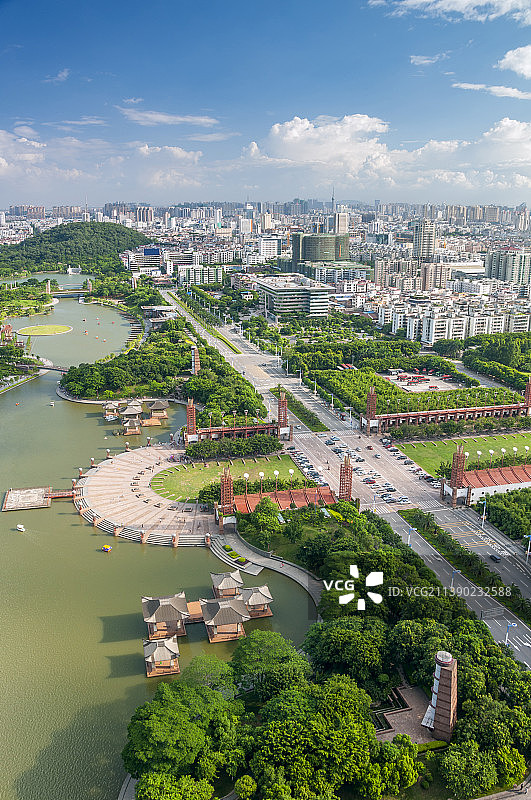 佛山市千灯湖公园风光图片素材